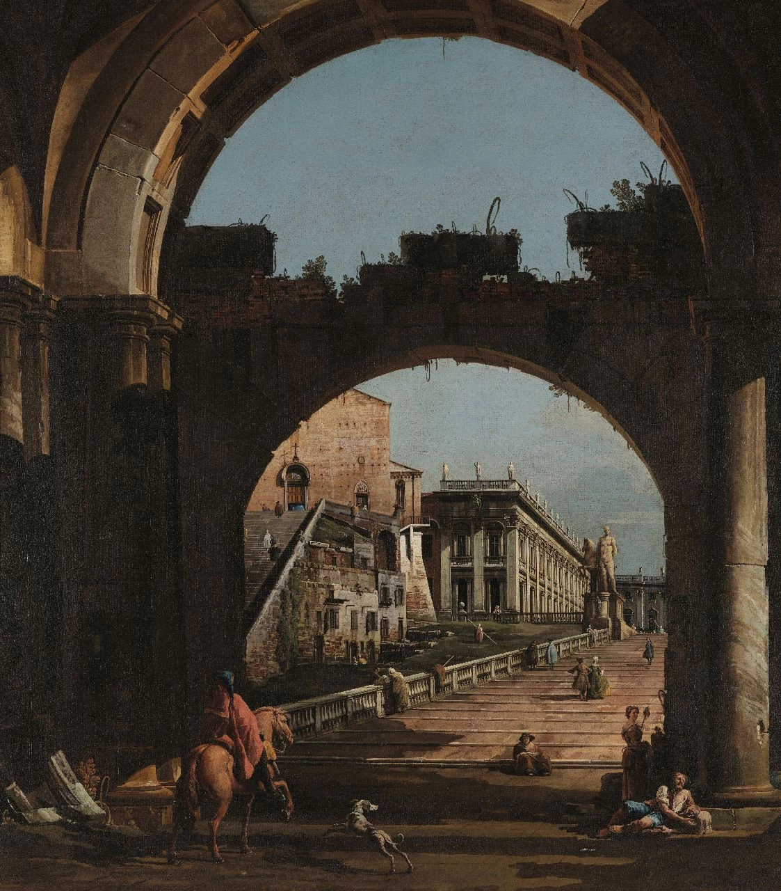 Capriccio con il Campidoglio - Museo Nazionale di Parma